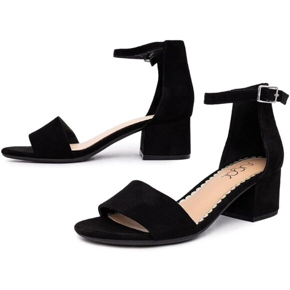 Sugar Womens Block Heel Buckle Dress Sandals - Picture 4 of 4